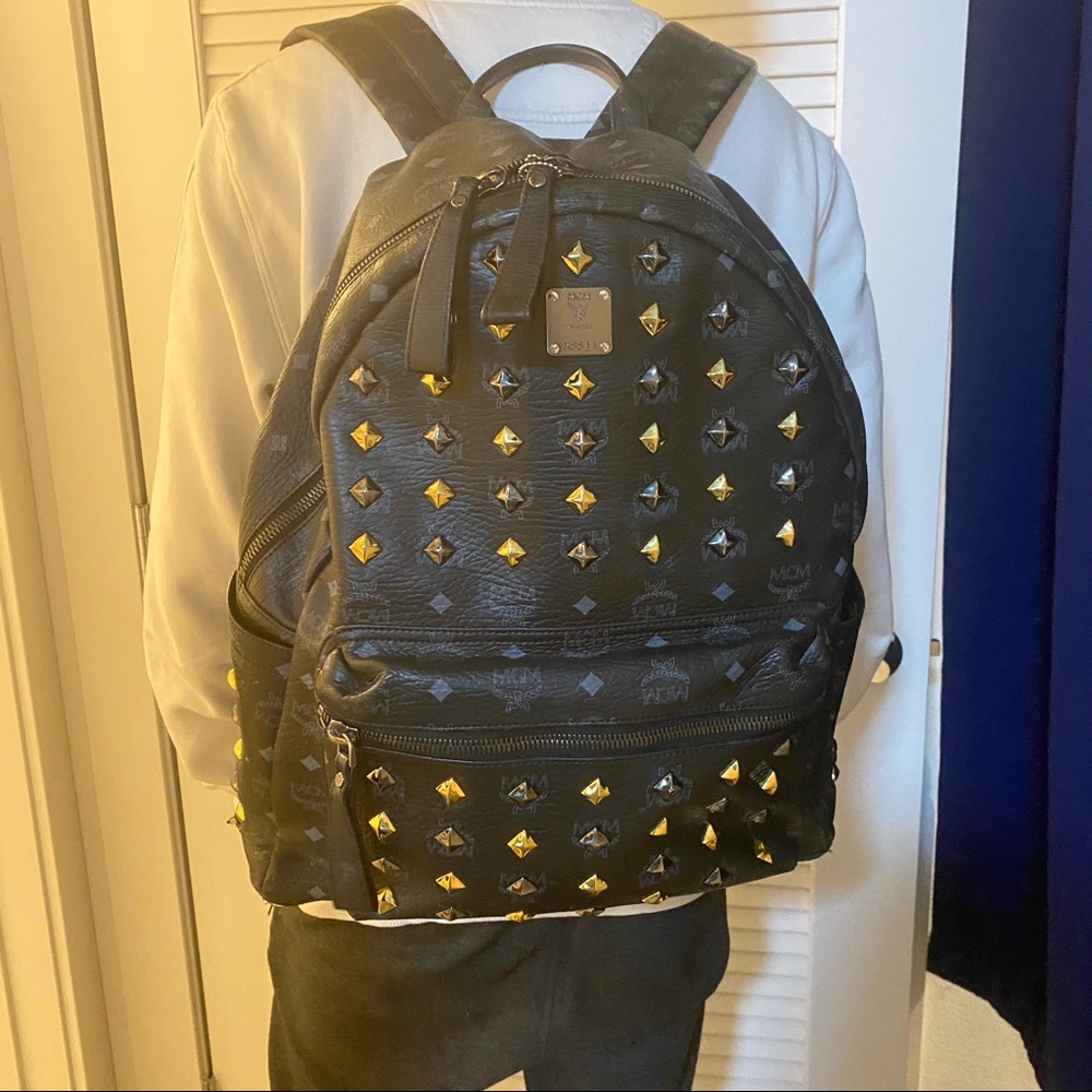 MCM studs stark backpack